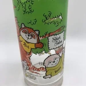 Glass Bogey Kitchen | Vintage 1982 Shirt Tales Drinking Soda Glass Tall Cup 8s ...